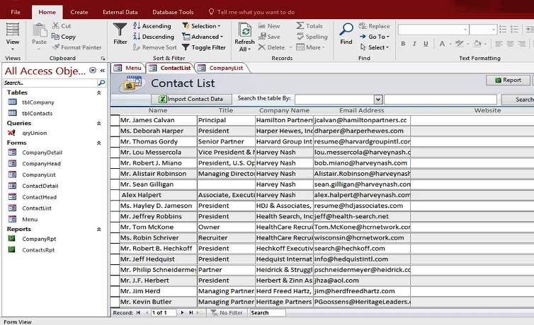 Ms Access Examples And Downloads